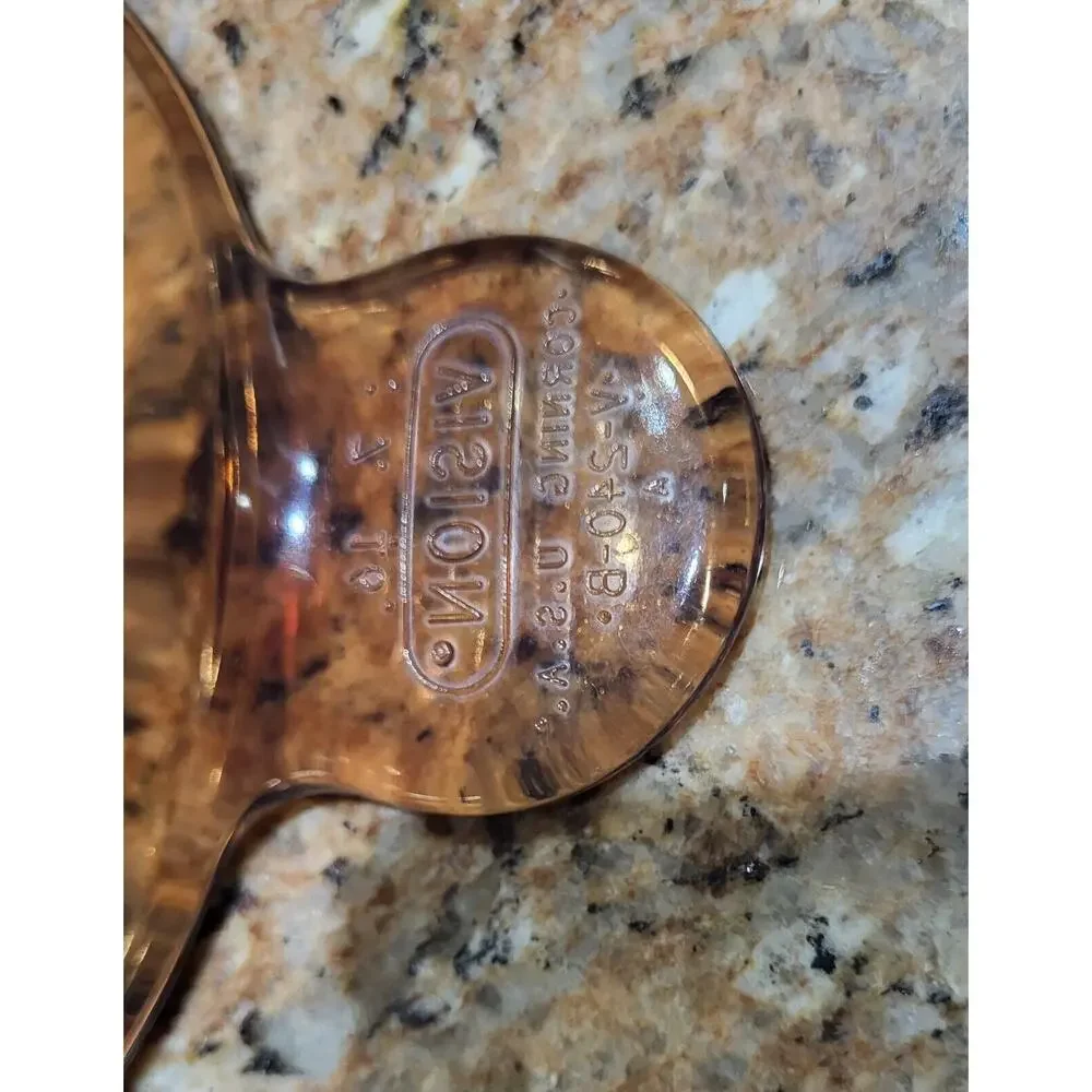 Corning Ware Vision/ Cookware/ V-240-B / 24 Oz Amber (No Lid) Grab It Bowl